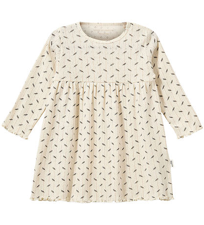 Sofie Schnoor Kleid - Sicht - Antique White m. Print/Lochmuster