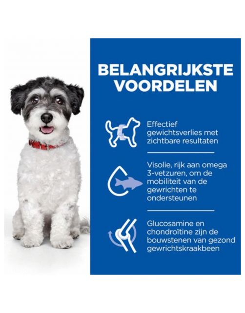 Hill's Canine Adult Perfect Weight & Active Mobility Small&Mini Kip - Hondenvoer