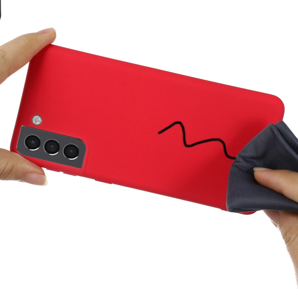 Samsung Galaxy S22 5G Silikon Case Hülle - Rot