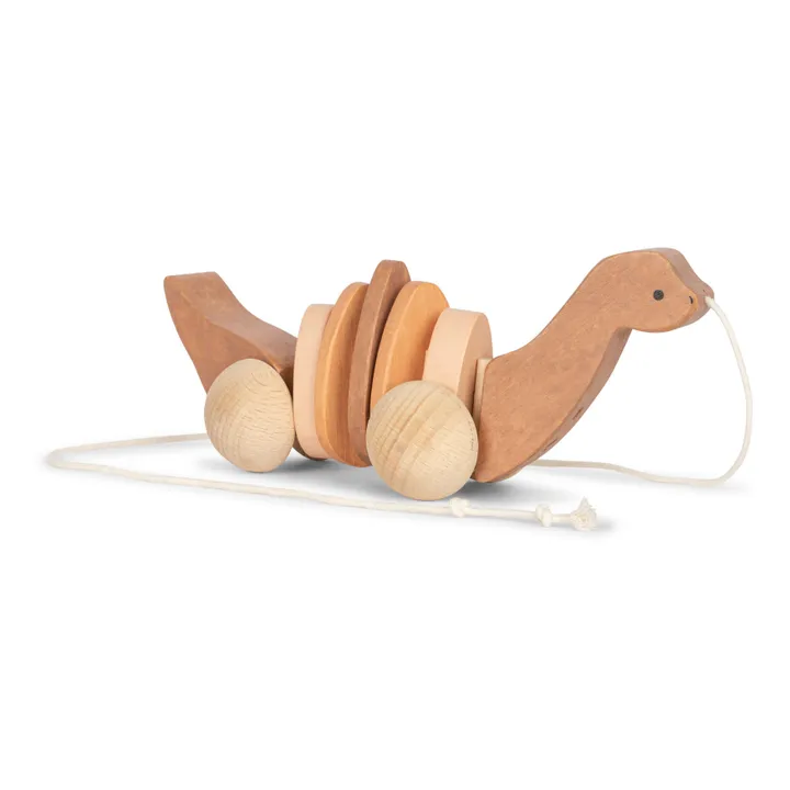 Konges Sløjd Jouet à tirer en bois FSC Dino