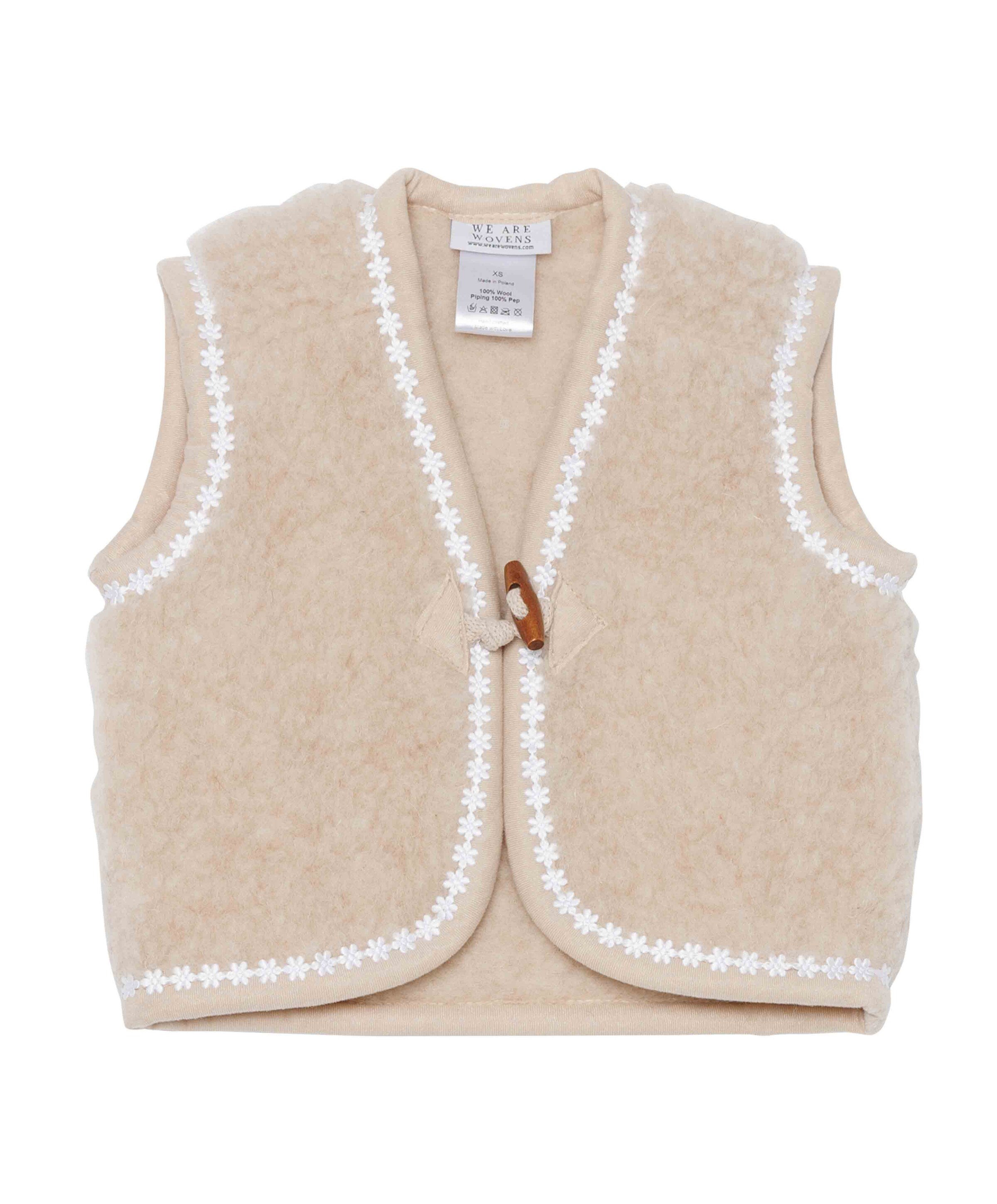 We Are Wovens Gilet ecru