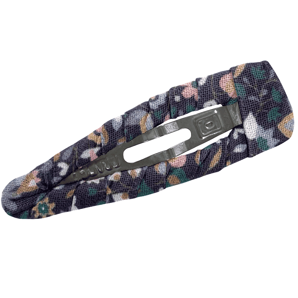 Barrette Clic-Clac Tissu Seventies