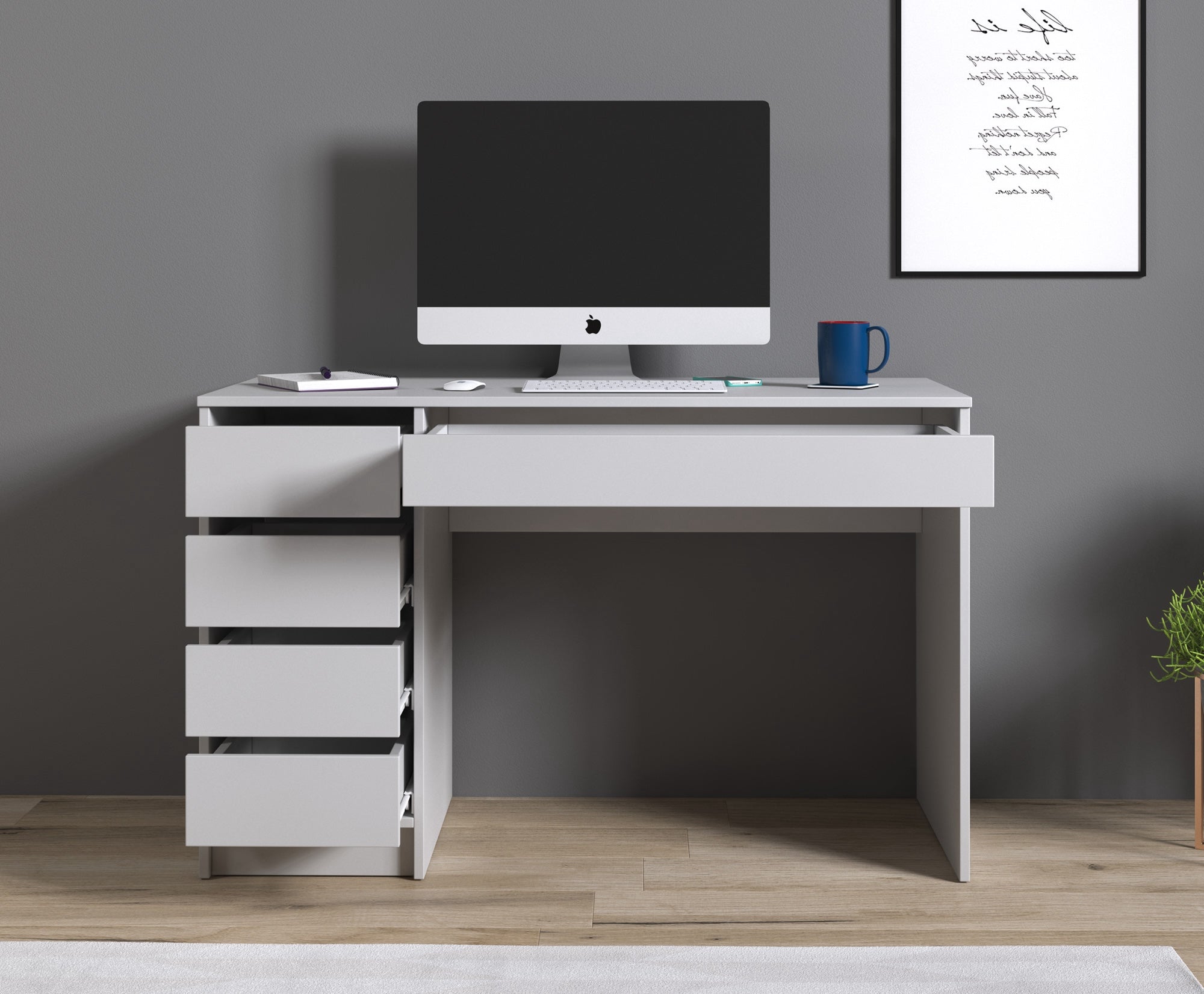 Avio - Bureau - Beige - 120x55 cm