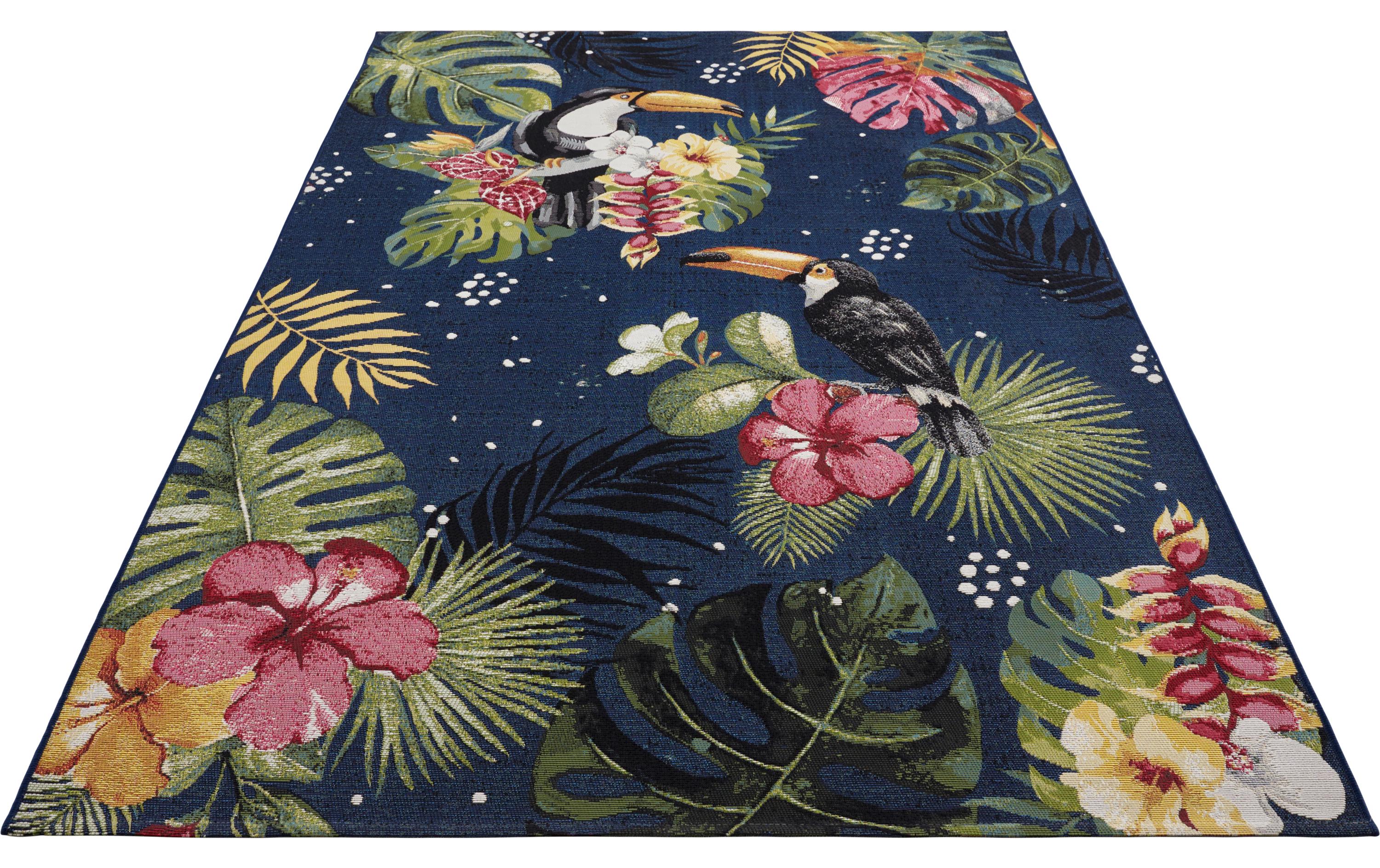 Teppich Tropical Dream 160 cm x 235 cm, MehrfarbigIn- & Outdoor Teppich