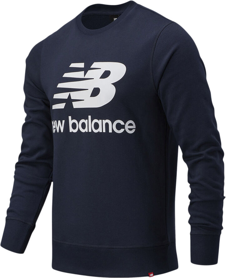 New Balance Essentials Stacked Logo Sweatshirt Blå
