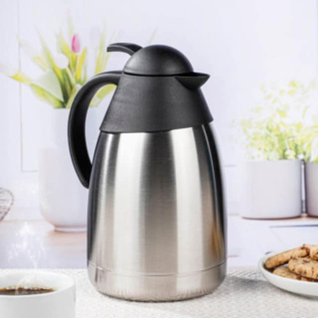 Isolierkanne 1,5 L Edelstahl Doppelwandig