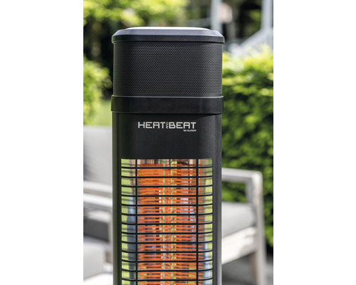 Infrarood verwarmingszuil Eurom Heat and Beat Tower 2200 W