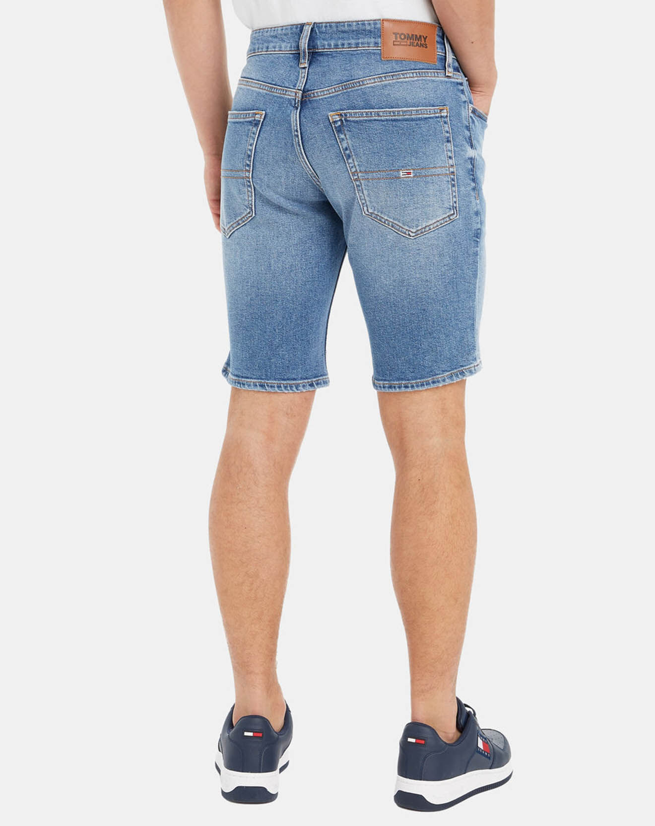 Tommy Jeans Bermuda en jean Scanton bleu