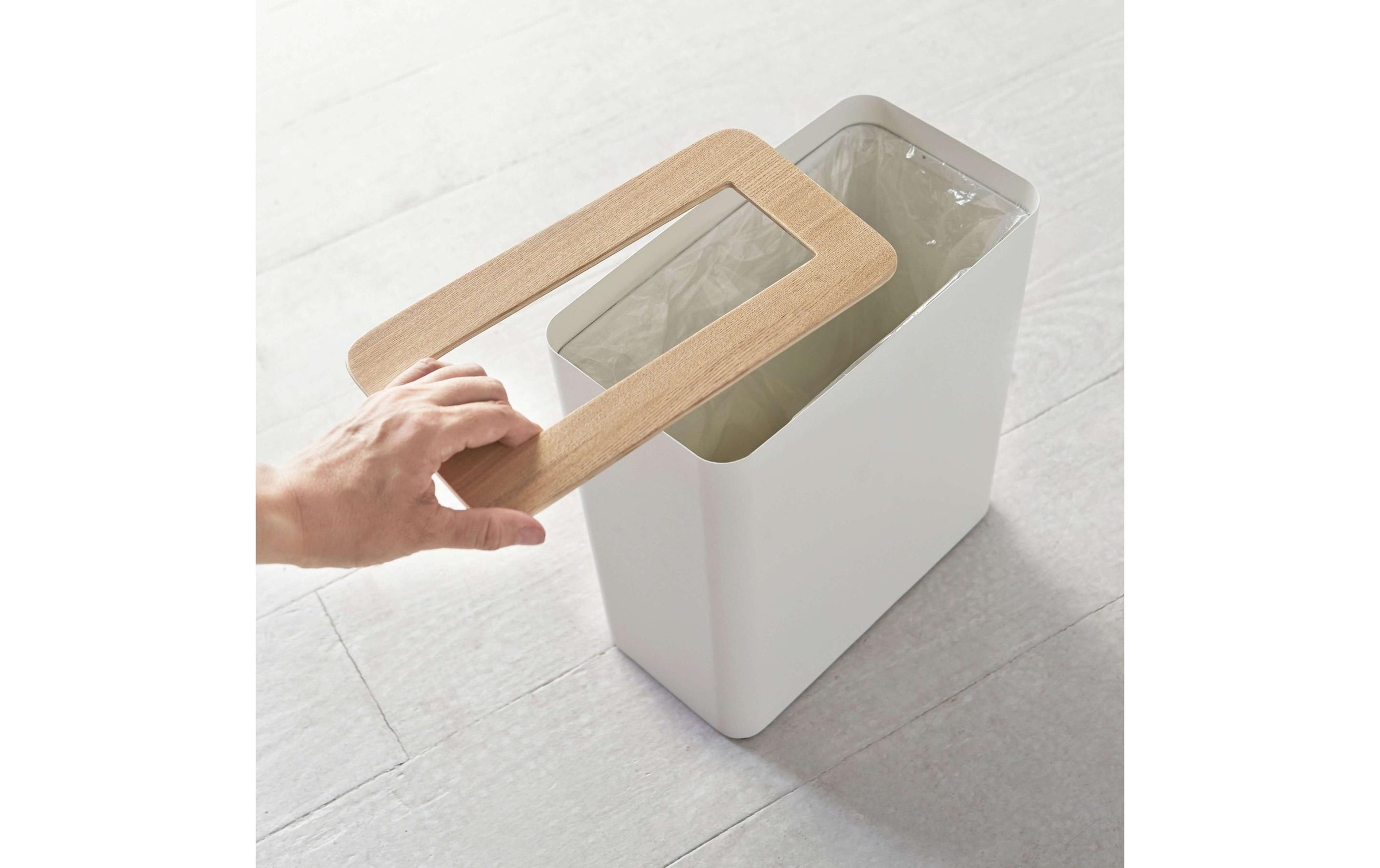 Yamazaki Mülleimer »RIN 10 l« Holzart: Eiche (USA)