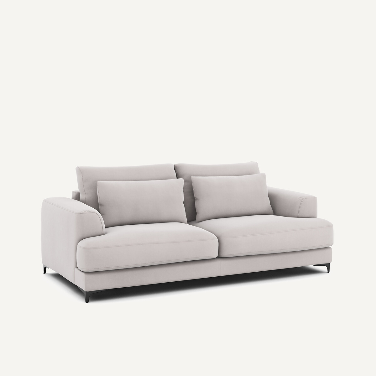 AM.PM<br>Sofá-cama de 3 lugares em veludo, Marsile