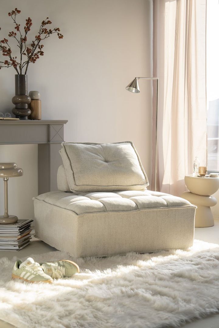 By Boo   Hive Beige Loveseat