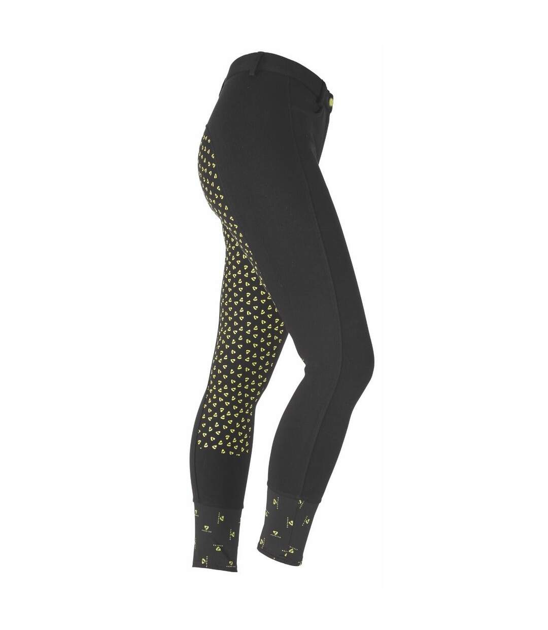 Aubrion - Pantalon d'équitation NORTHWICK - Femme (Noir / citron vert) - UTER419