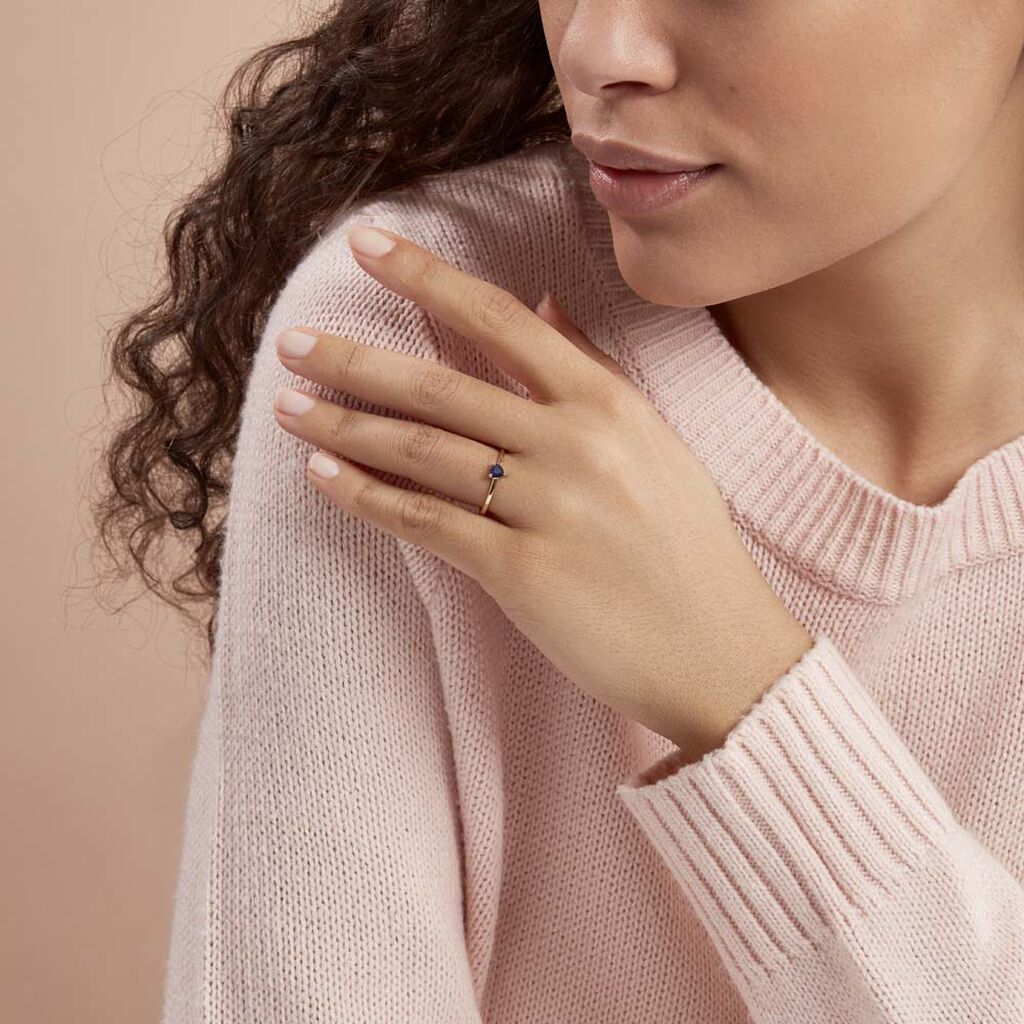 Bague Lissounia Or Jaune Saphir