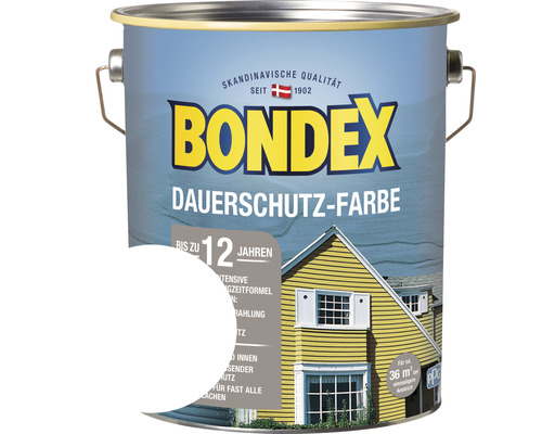 BONDEX Houtverf - Permanente Beschermende Verf, Sneeuwwit, 4,0 L