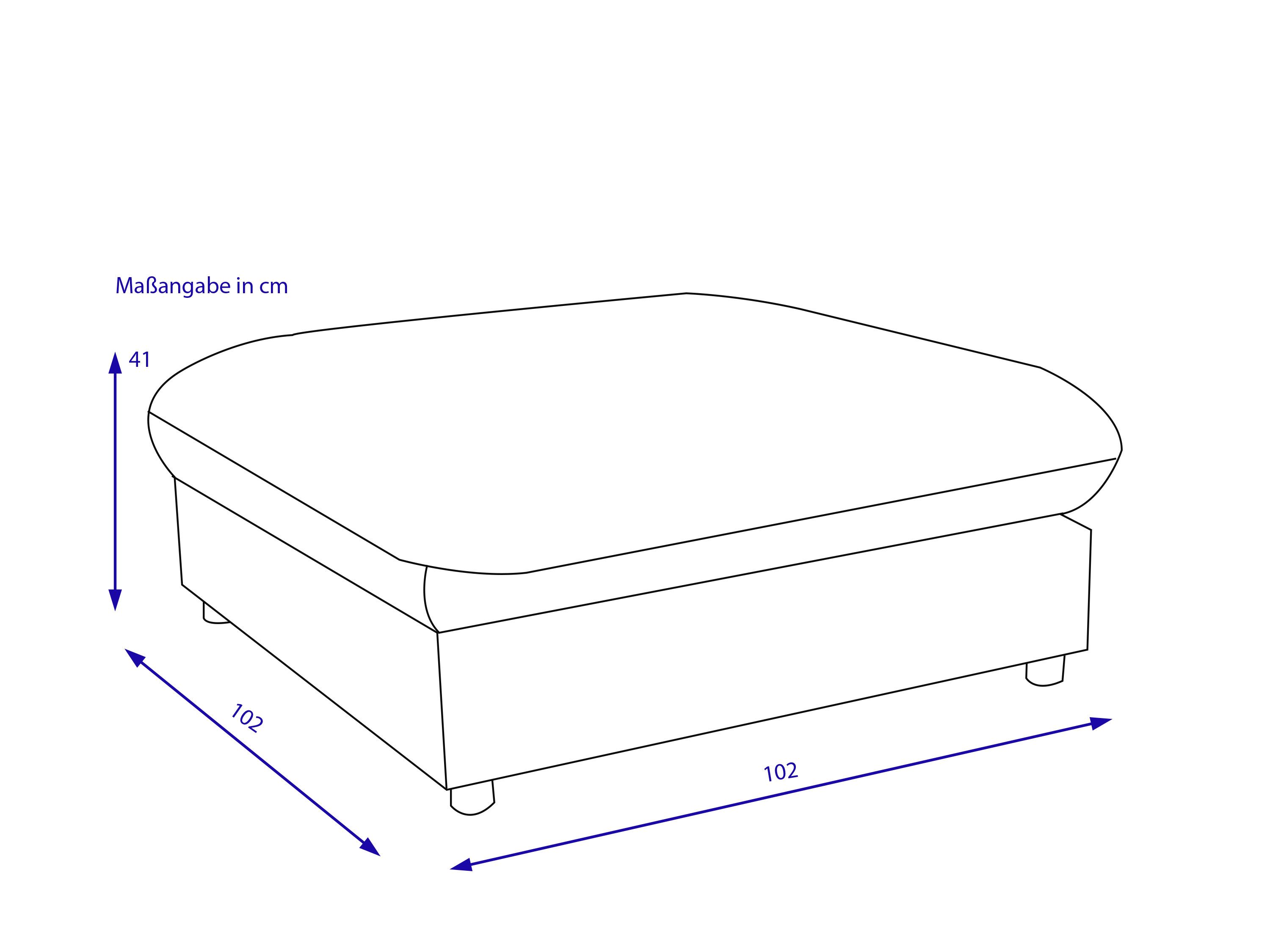 Hocker SANSIBAR medium DAGEBÜLL SAND