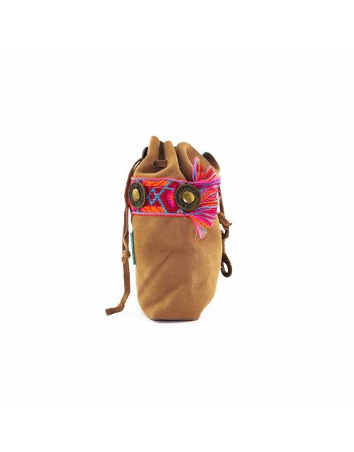 Dwam Treatbag Lola Rose - Hondensnackzak - 17 x 12 cm Roze Beige One Size