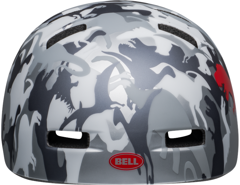 Bell Lil Rippers Cykelhjelm Til Børn Mat Grå/Sølv/Camo 45-52cm