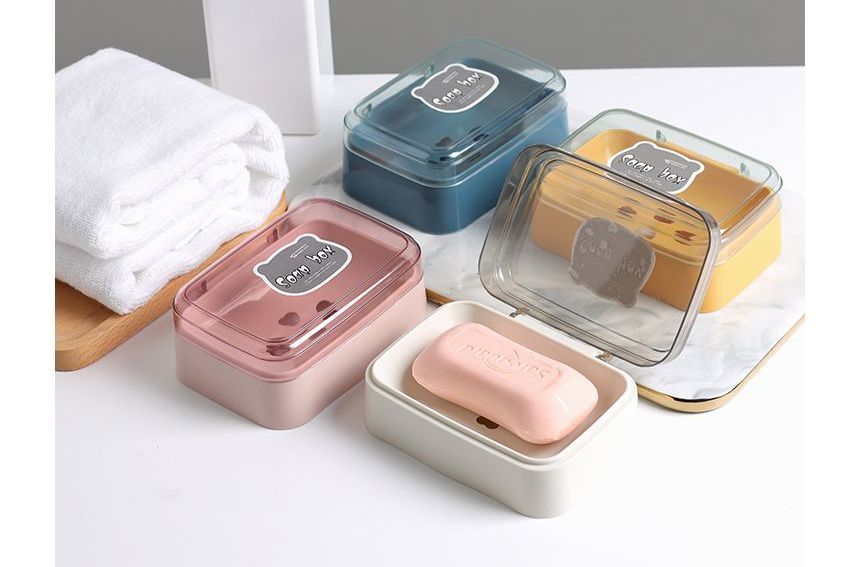 Beauty Artisan - Transparante plastic zeepdoos