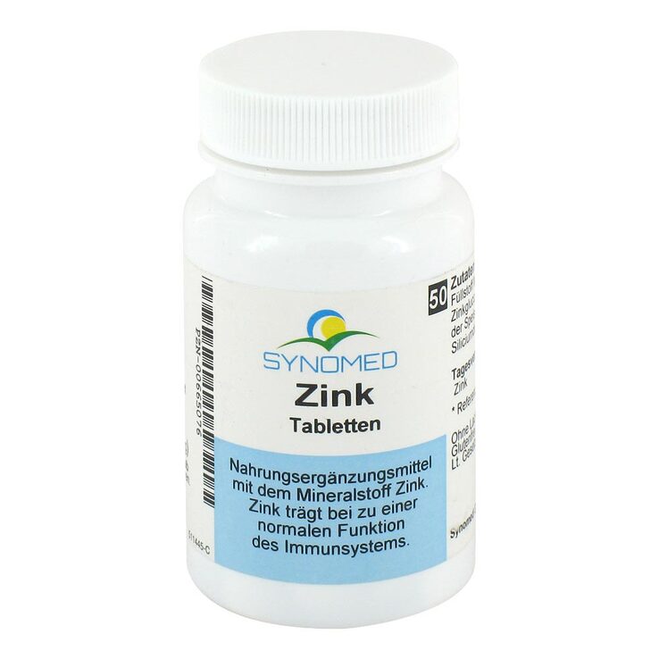 Zink Synomed Tabletten, 50 St