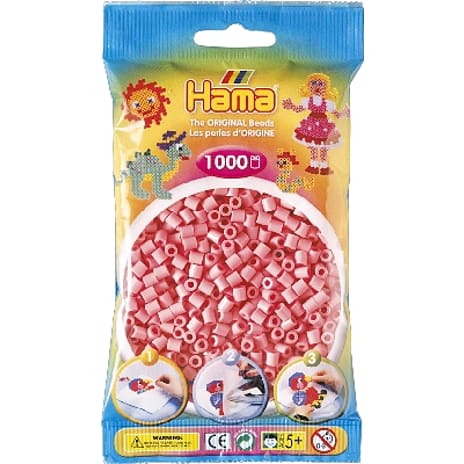 Hama midi perler 1000 stk. - pink
