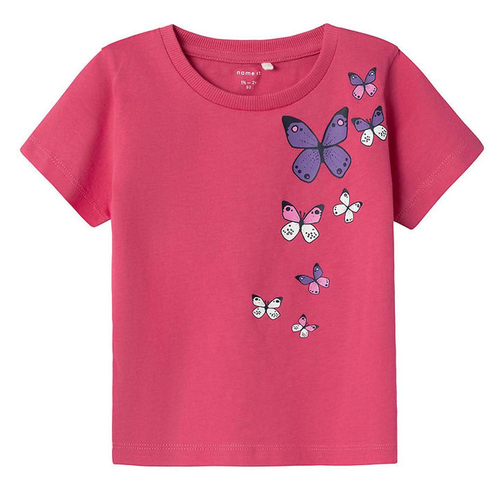 Name it T-shirt Rose à Motifs Fille Name it Beate