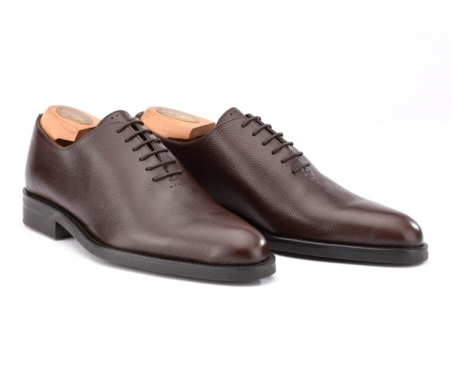 Richelieu homme Chocolat Grainé semelle gomme - PETER GOMME CITY