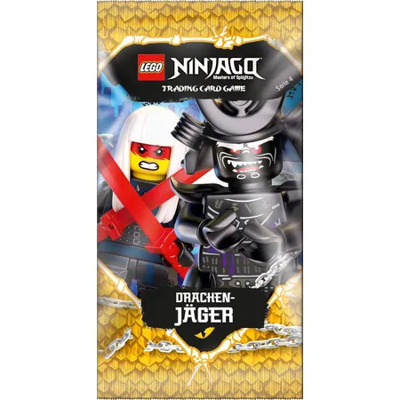 Top Media Lego Ninjago Trading Cards Drachenjäger, Serie 4,sortiert