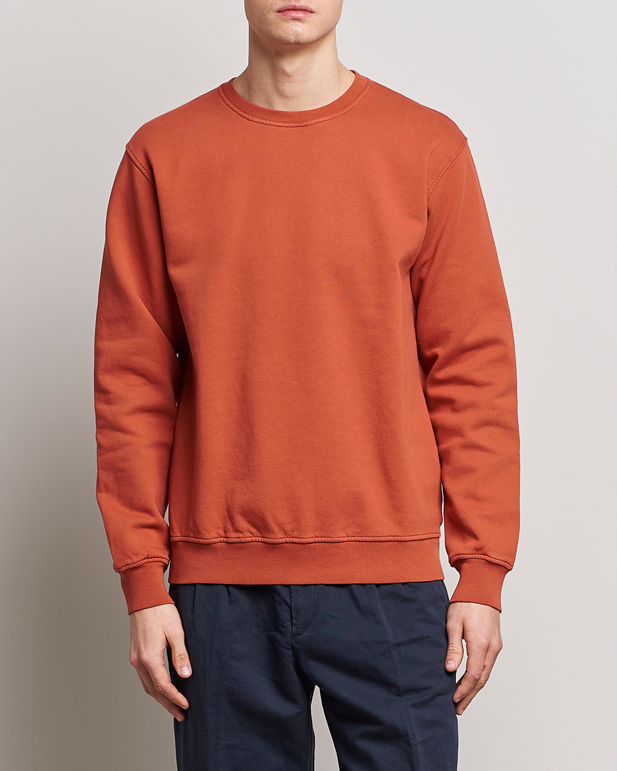 Colorful Standard Classic Organic Crew Neck Sweat Dark Amber