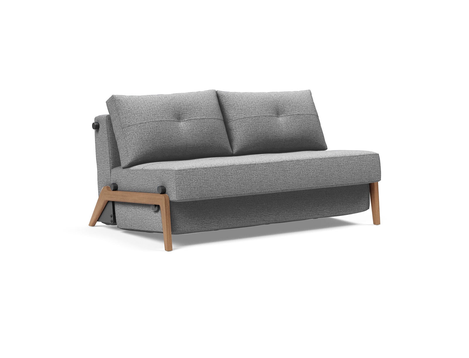 INNOVATION LIVING Schlafsofa KAROI Eiche natur /Twist granite