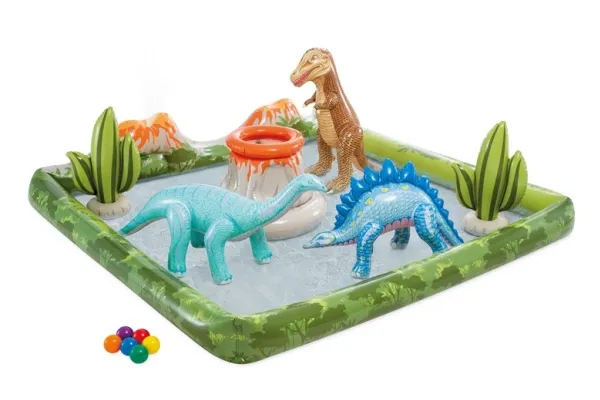 Intex Jurassic Adventure Legepool, 410L, 201x201x36cm