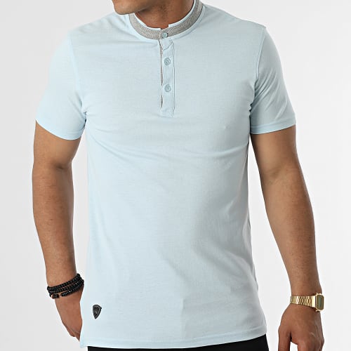 Polo A Manches Courtes Paso Bleu Clair