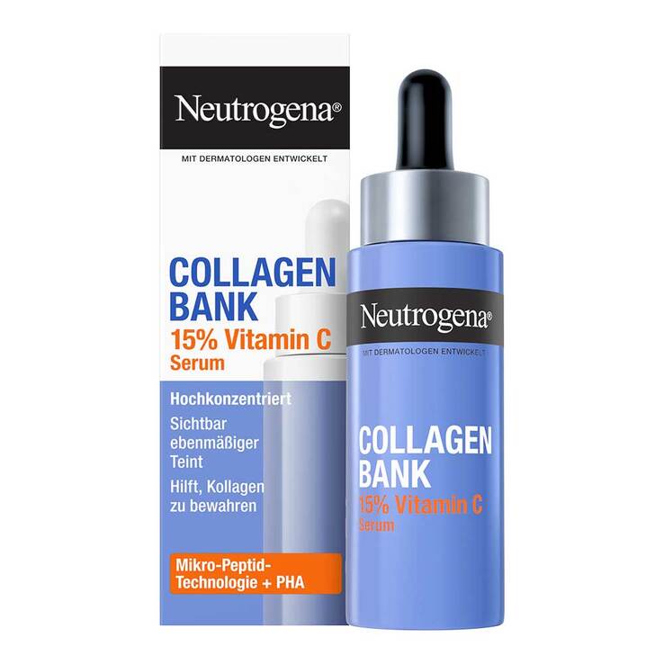 Neutrogena Collagen Bank 15% Vitamin C Serum, 30 ml