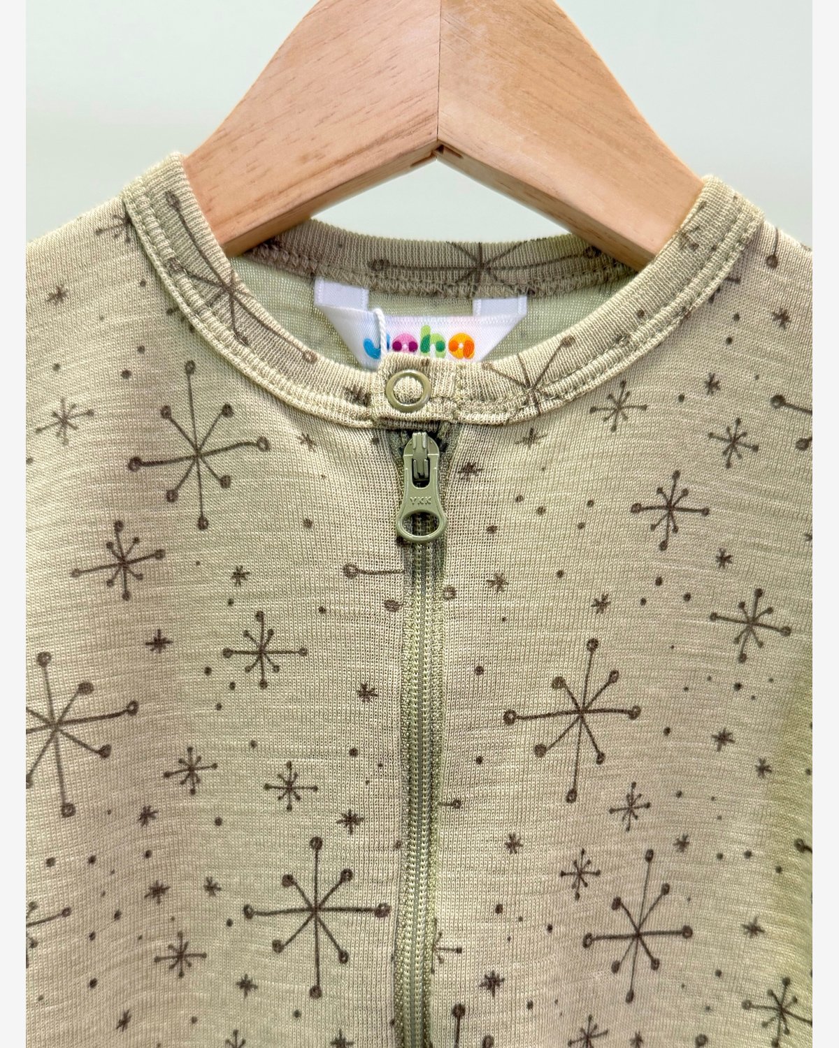 Ullpysj Heldress m/ glidelås og trylleføtter – 100% Merino | Basic