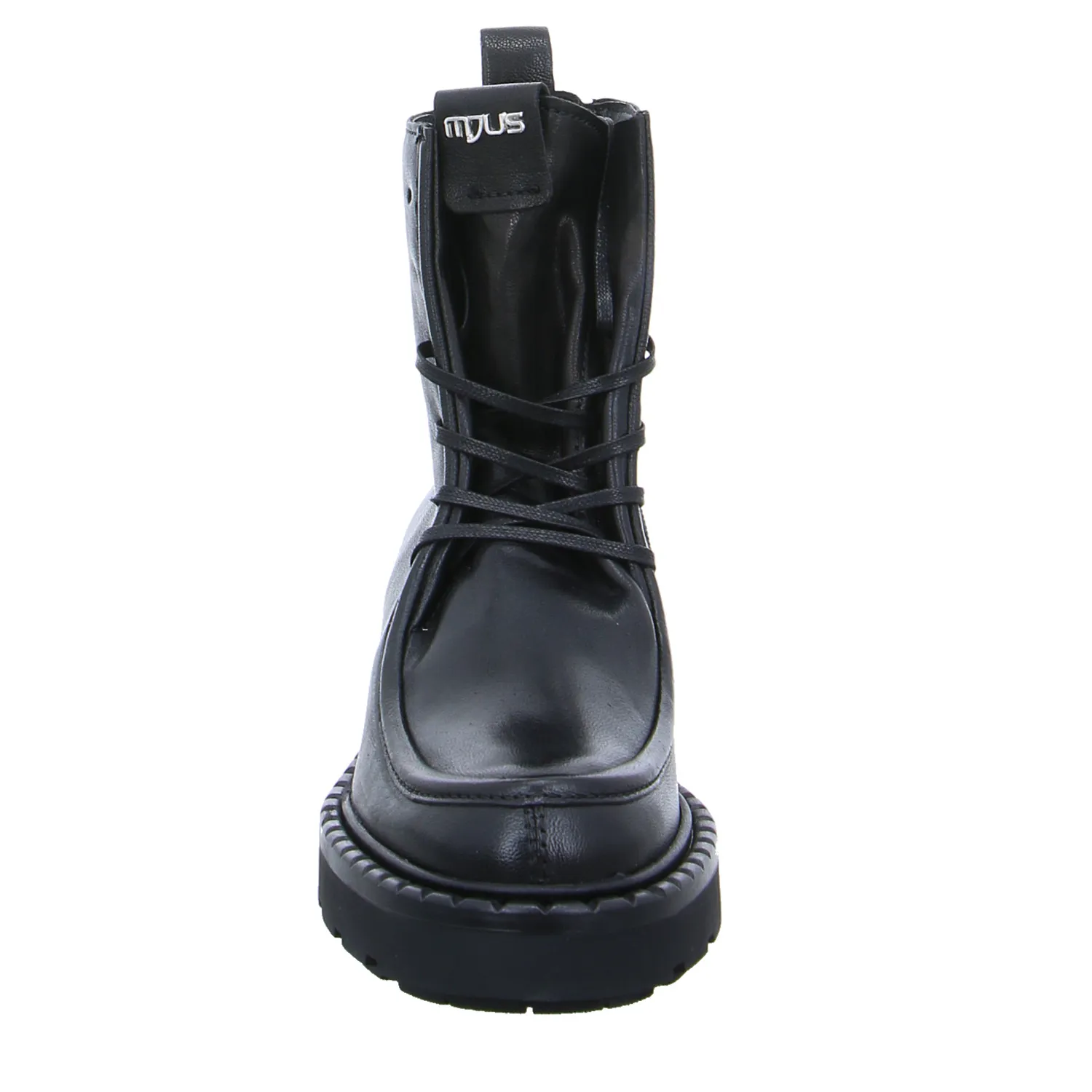 MJUS Boot Schwarz Leder