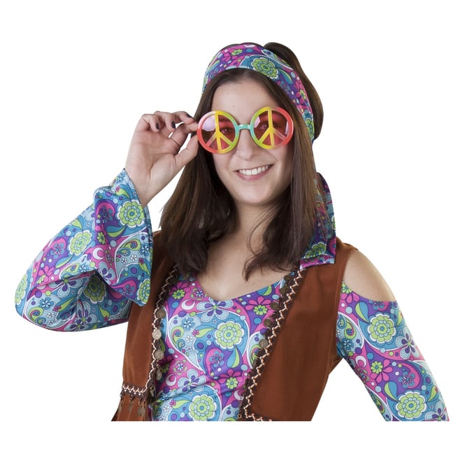 Brille - Hippie - für Erwachsene
