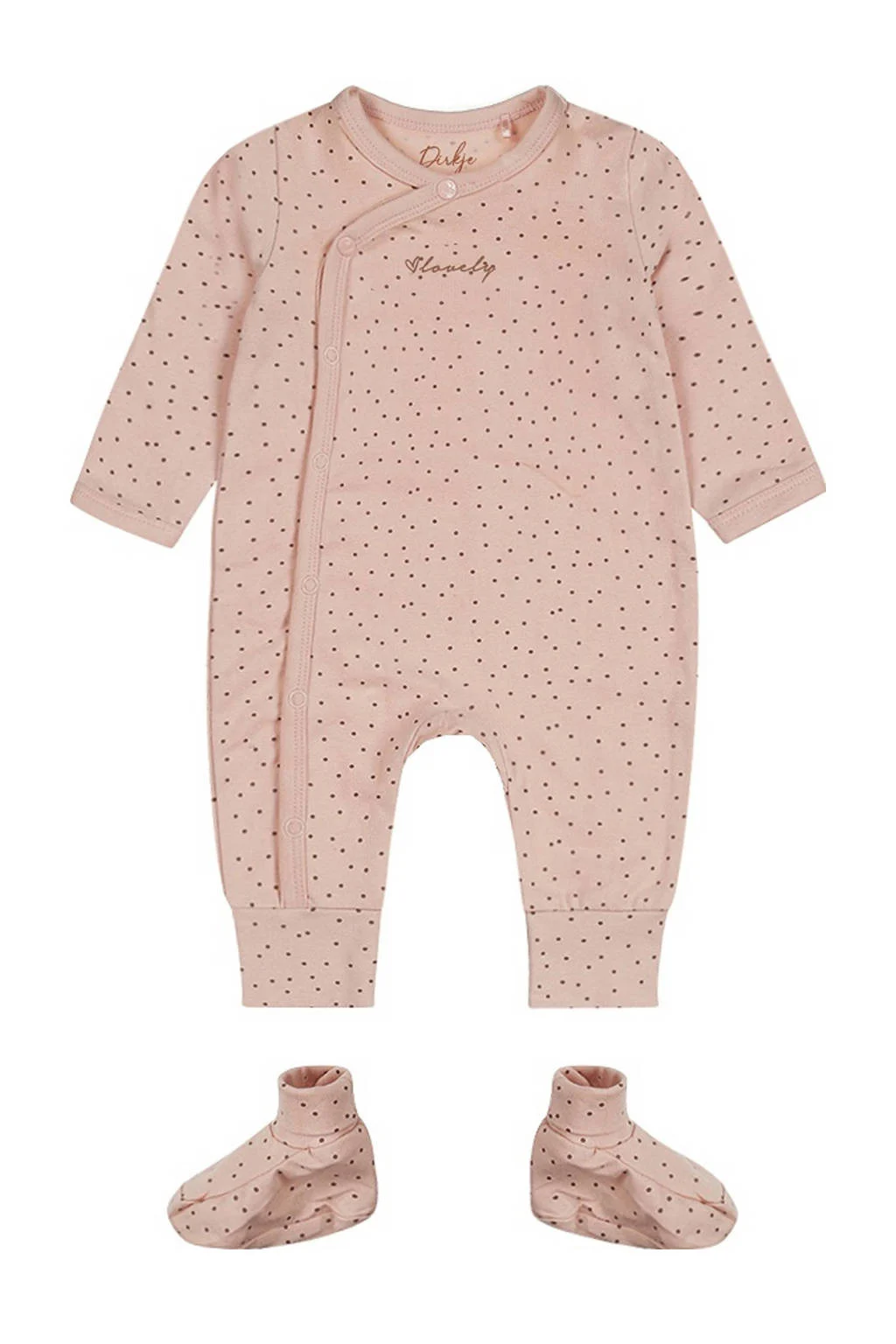 Dirkje boxpak + slofjes roze