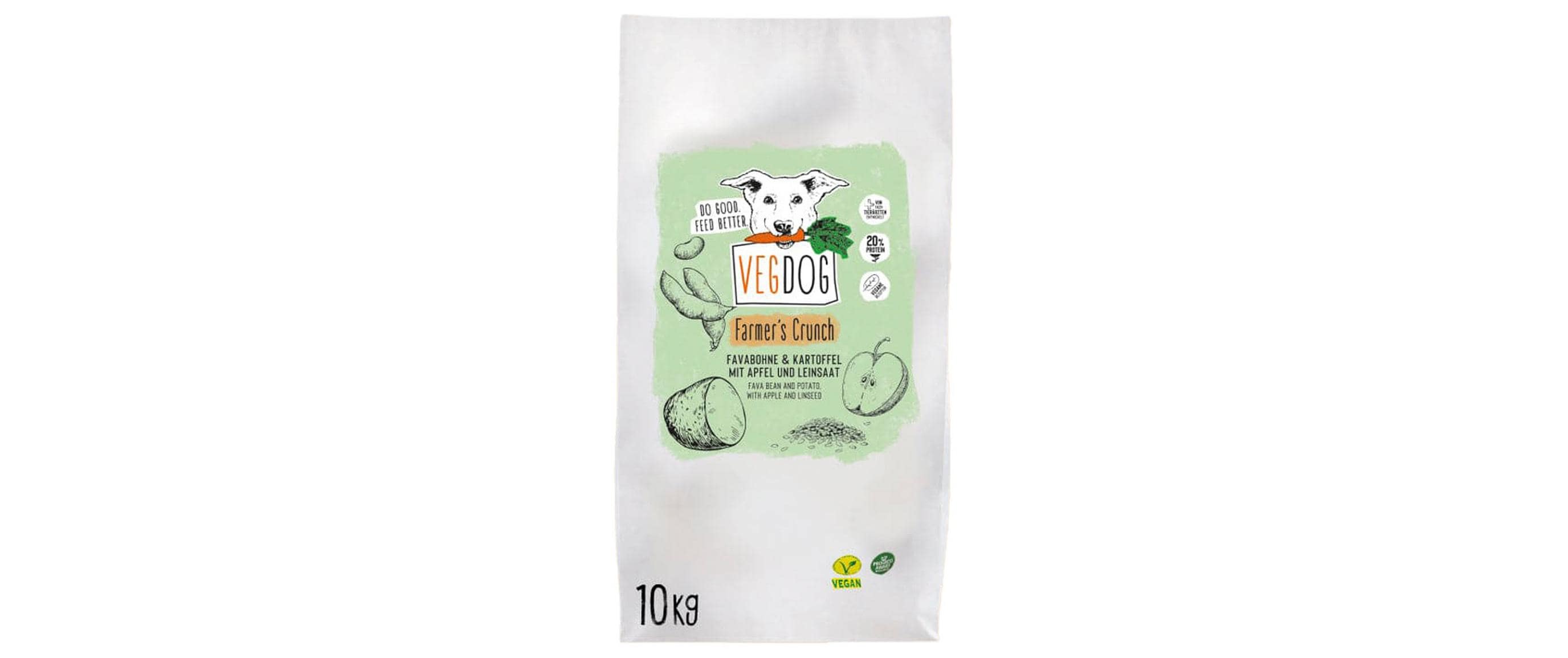 Trockenfutter Farmer's Crunch 10 kgHypoallergenes Alleinfuttermittel für ausgewachsene Hunde