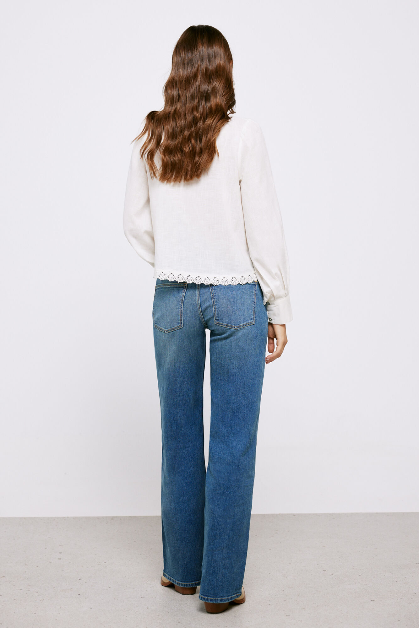 Calça jeans de cobra