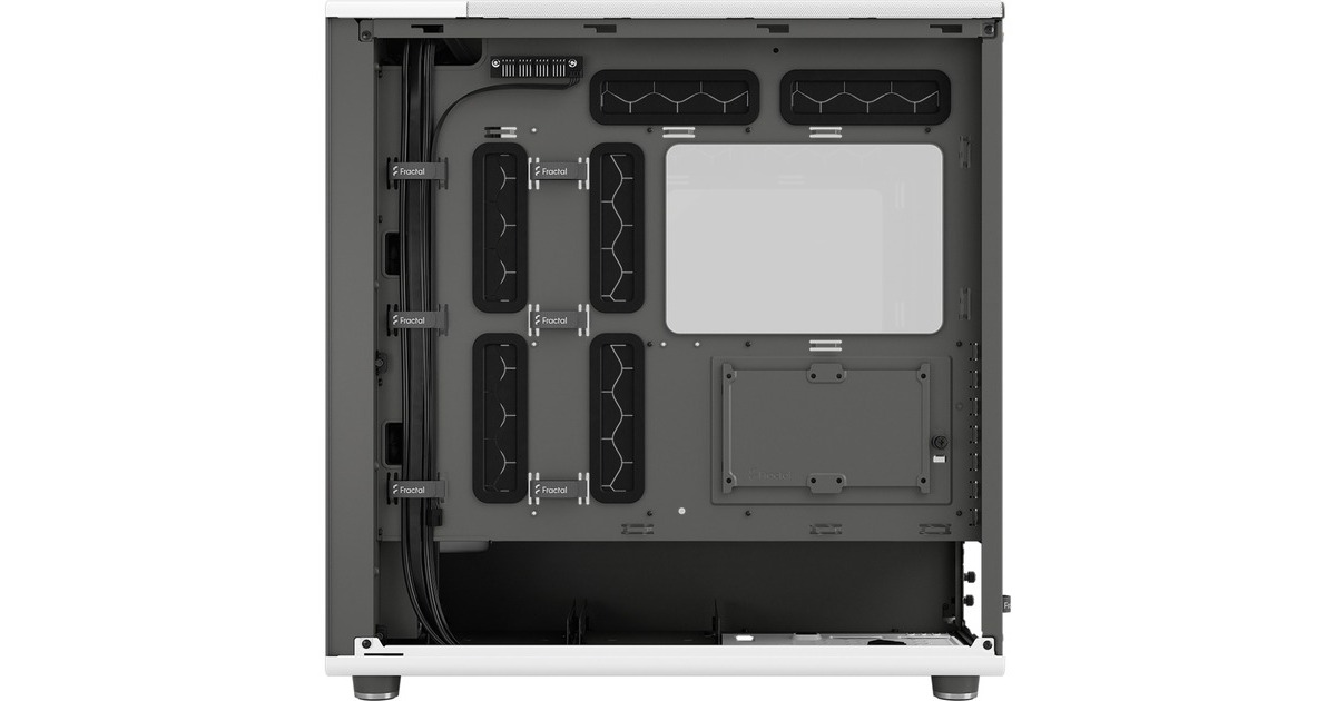 Fractal DesignNorth XL midi tower behuizing  (Wit | 2x USB-A | 1x USB-C | Tempered Glass)