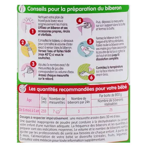 Leite Orgânico Guigoz 2ª Etapa 800g