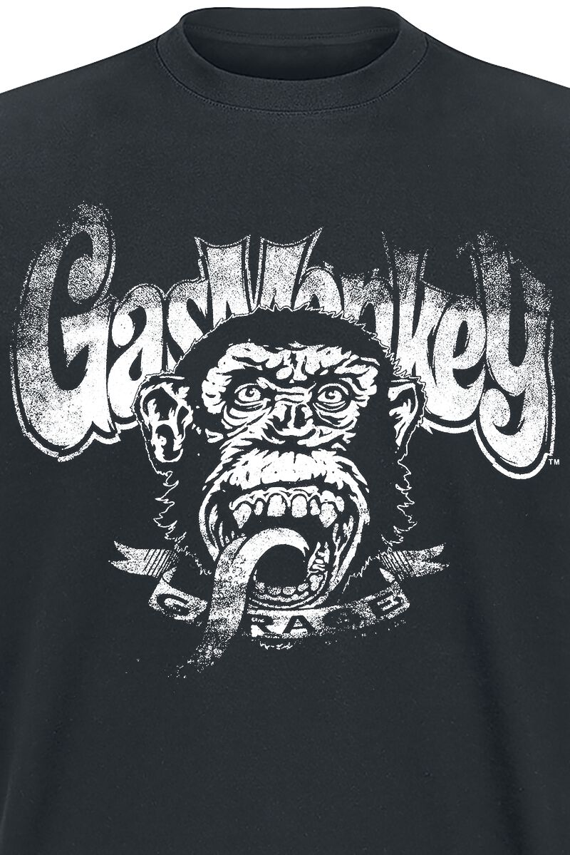 Singe Usé | Gas Monkey Garage T-Shirt Manches courtes