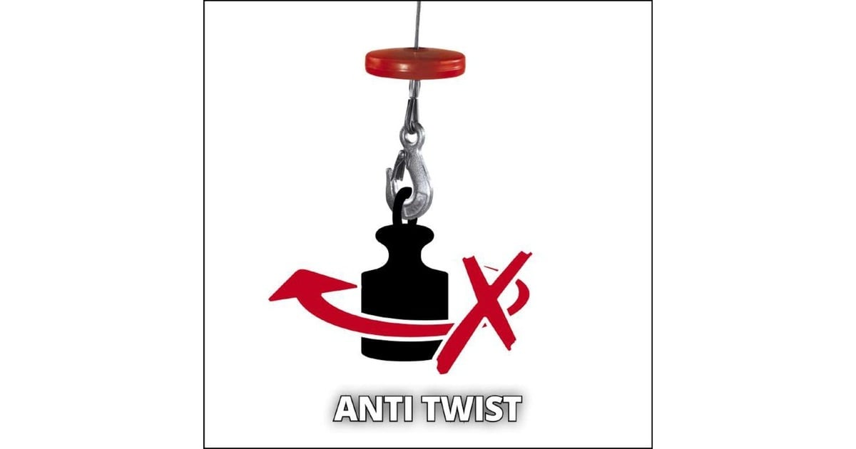 EINHELLElektrische kabeltakel TC-EH 500 lier  (Rood)