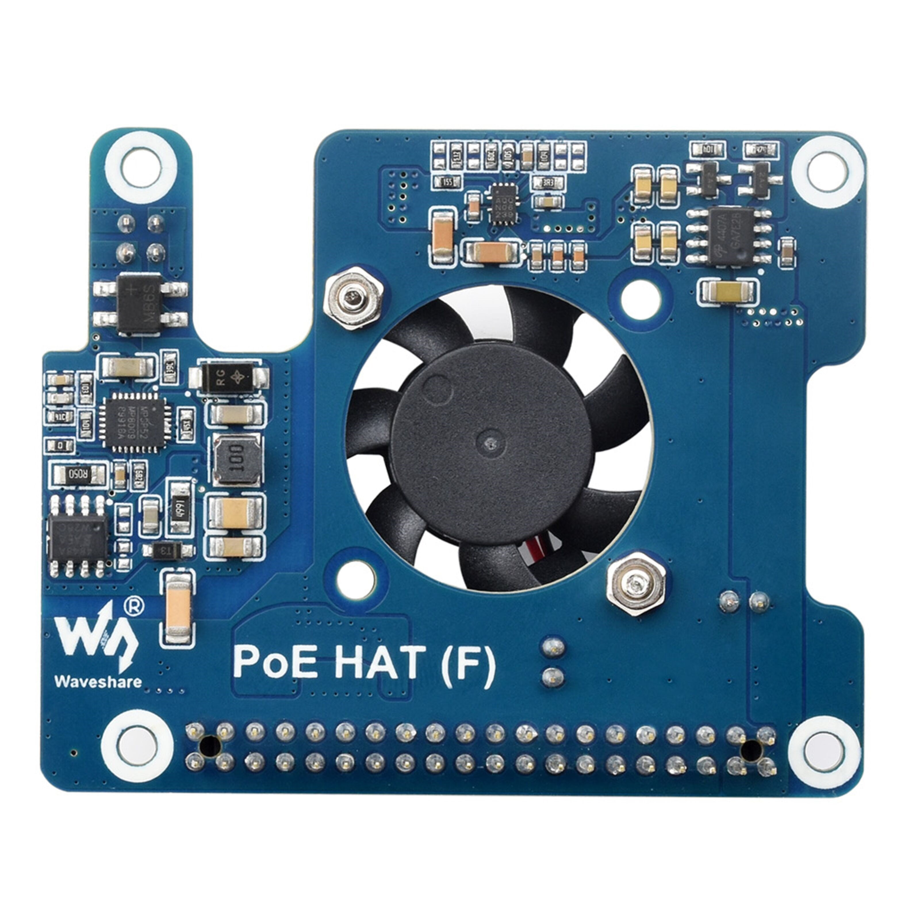 PoE+ Hat for Raspberry Pi 5