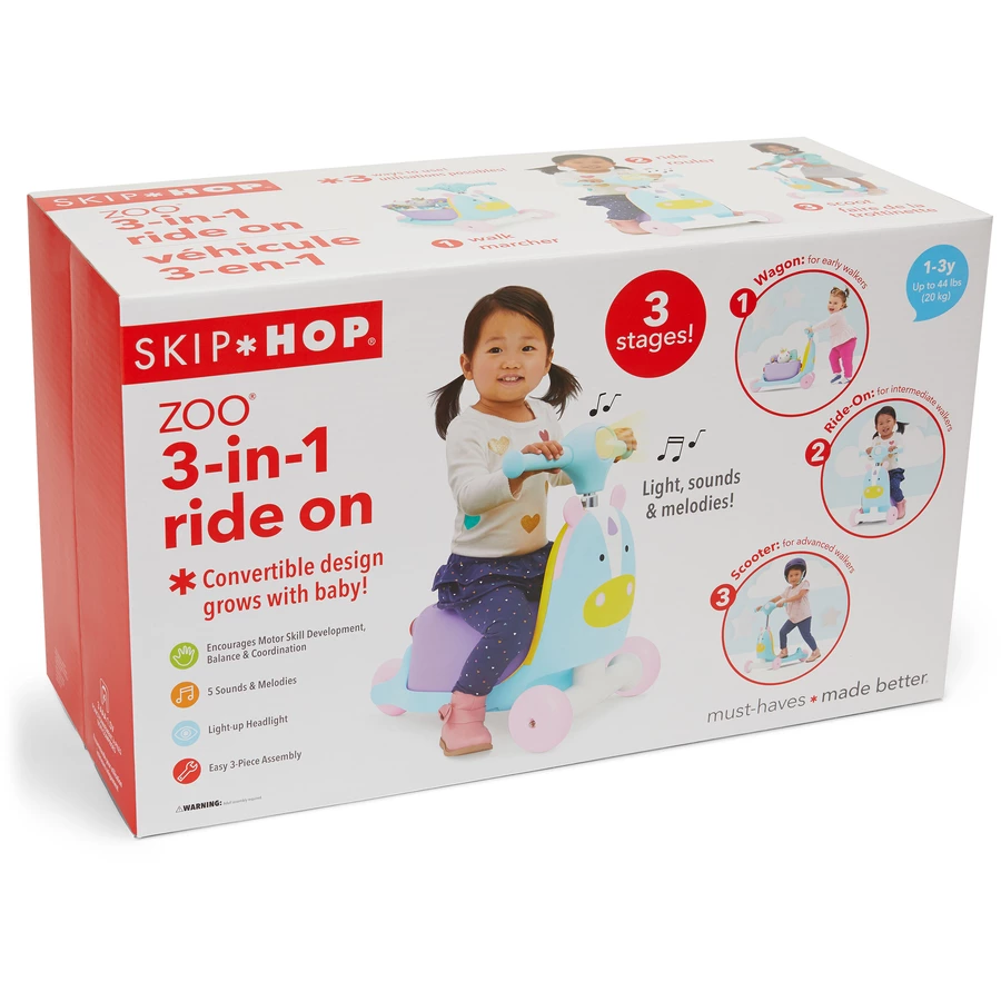 Skip Hop 3-in-1 Roller Einhorn