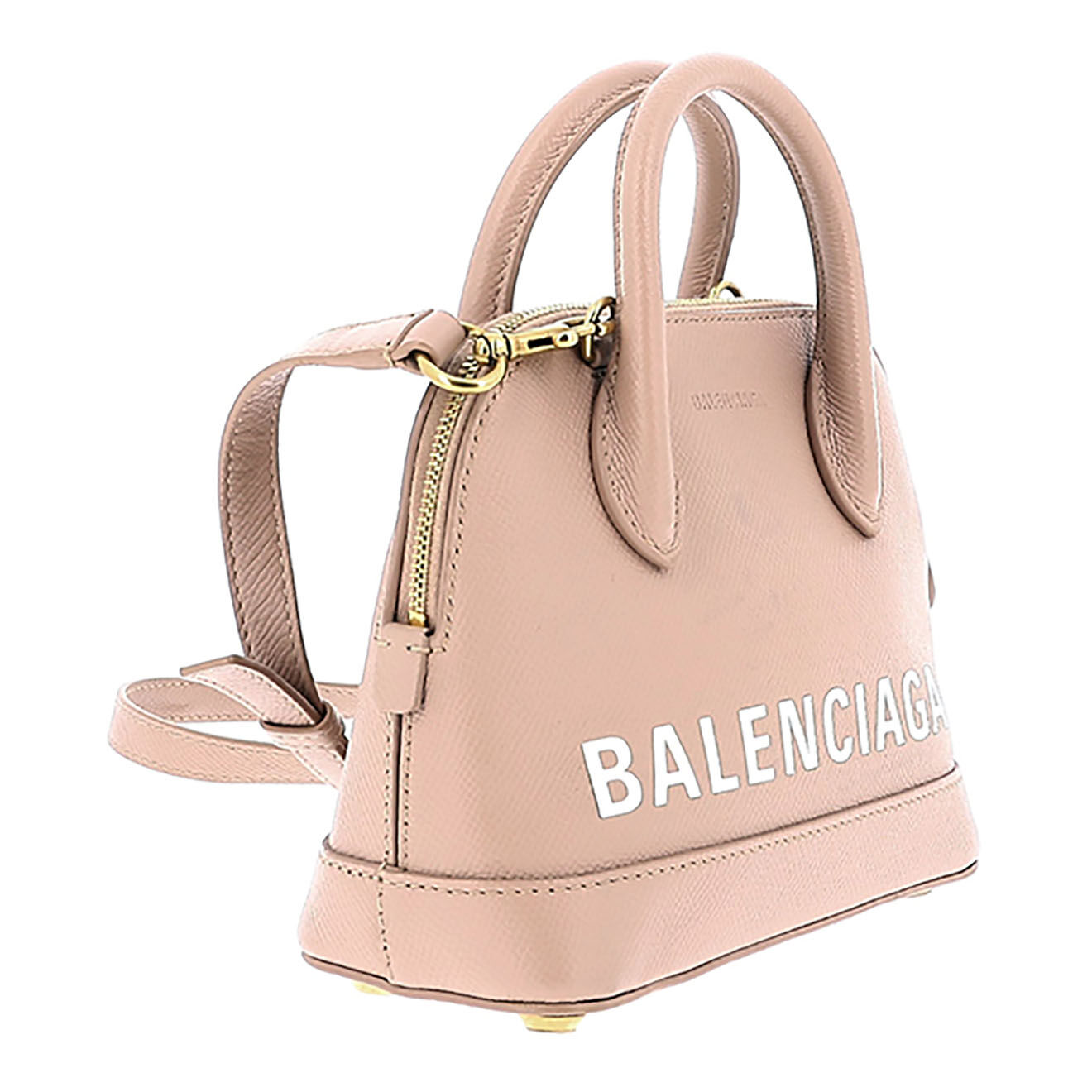 Balenciaga Sac bandoulière Ville Petit en Cuir rose - Très bon état - L.18 cm