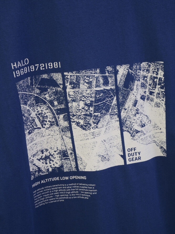 Newline HALO HALO MAP T-SHIRT Lyserød