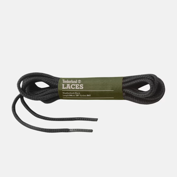 Lacets de rechange Weatherbuck 84 cm (33 pouces) en noir