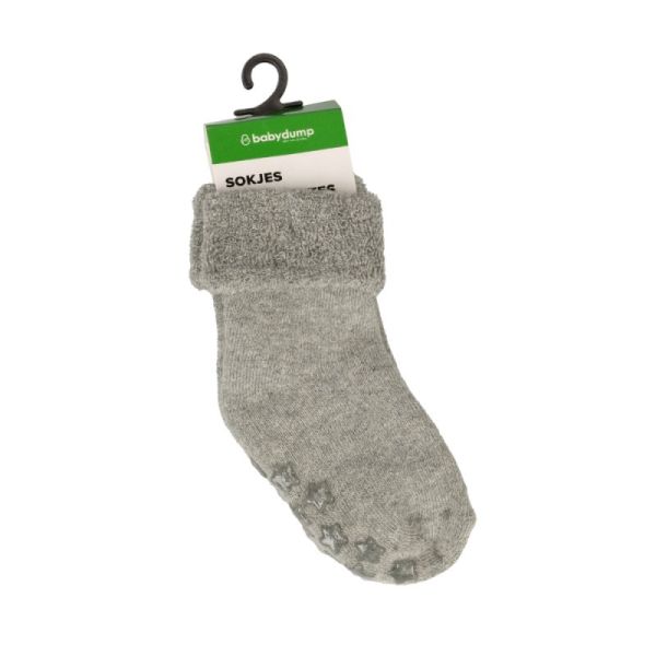 BD Collection Sokjes Antislip 2-Pack Light Grey