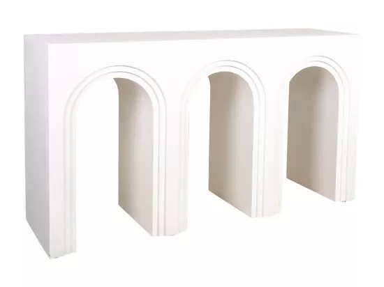 Hall en bois blanc 140x40x80