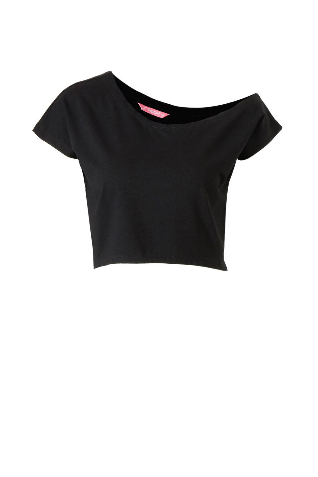 Papillon sportshirt zwart